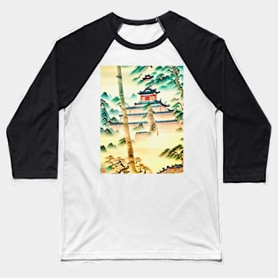 Temple complex in Cambodia, motif 3 Baseball T-Shirt